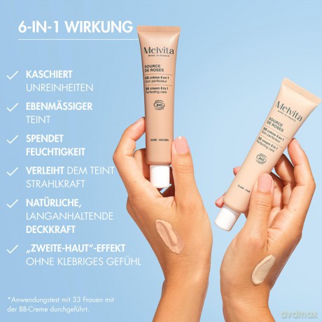 Melvita BB cream (BB Cream 6 in 1) 40 ml - Shade: Clair - Fair