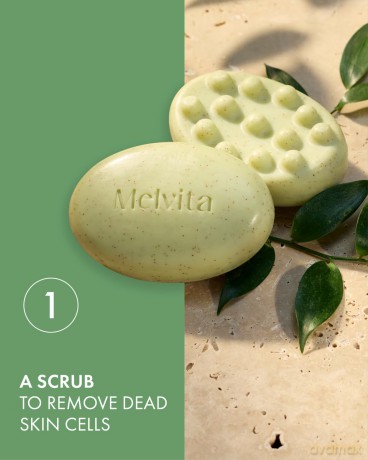 Melvita L`Or Végétal Exfoliating Smoothing Body Soap 125 g