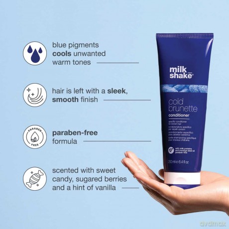Milk Shake Cold Brunette Conditioner for Brown Hair (Conditioner) - Volume: 250 ml