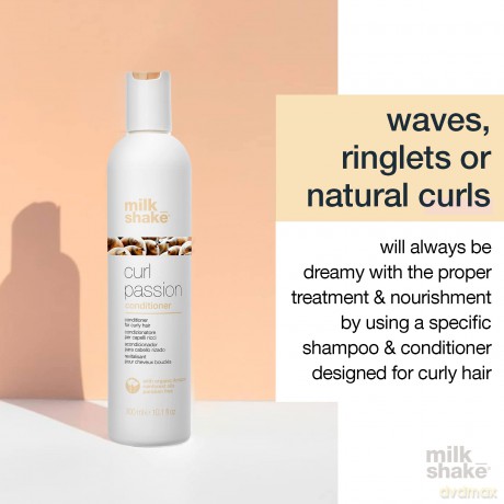 Milk Shake Conditioner for wavy and curly hair Curl Passion (Conditioner) - Volume: 300 ml