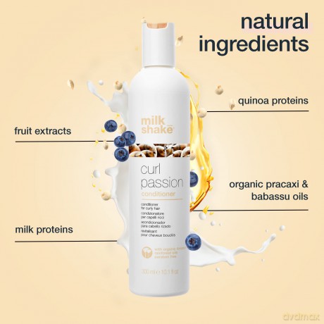 Milk Shake Conditioner for wavy and curly hair Curl Passion (Conditioner) - Volume: 300 ml