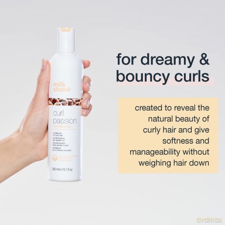 Milk Shake Conditioner for wavy and curly hair Curl Passion (Conditioner) - Volume: 300 ml