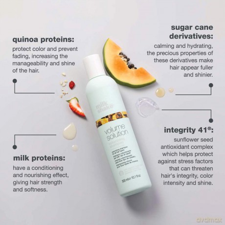 Milk Shake Shampoo for hair volume Volume Solution (Volumizing Shampoo) - Volume: 300 ml