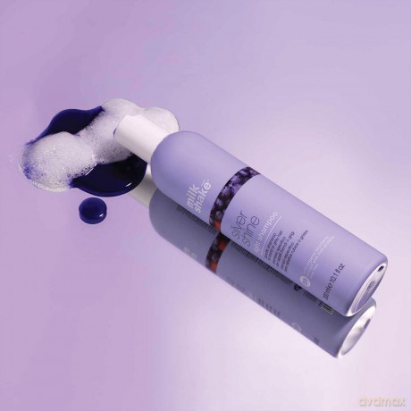 Milk Shake Silver Shine Shampoo for Gray Hair (Light Shampoo) - Volume: 300 ml