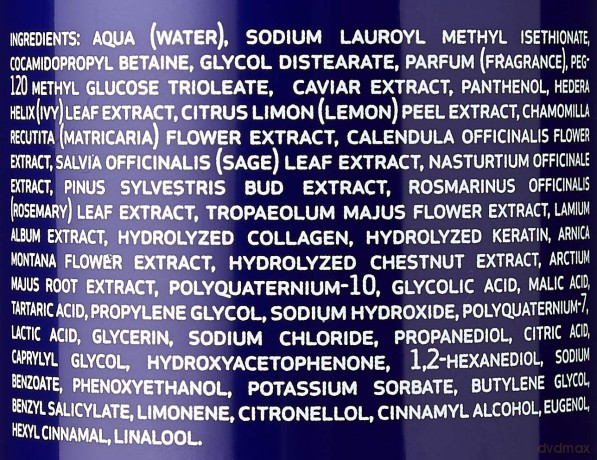 Miriam Quevedo Smoothing shampoo Extreme Caviar (Imperial Smoothing Shampoo) 250 ml