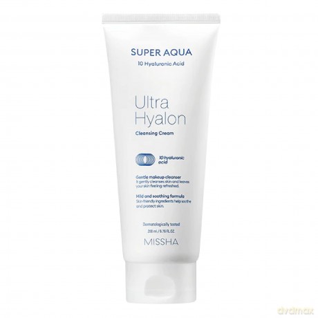 Missha Super Aqua Ultra Hyalon Hydrating Cleansing Cream (Cleansing Cream) 200 ml