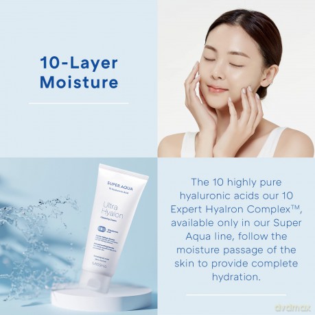 Missha Super Aqua Ultra Hyalon Hydrating Cleansing Cream (Cleansing Cream) 200 ml