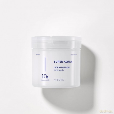Missha Super Aqua Ultra Hyalron Hydrating Toner Pads (90 pcs)