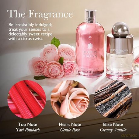 Molton Brown Bath and shower gel Infinite Bottle Delicious Rhubarb & Rose (Bath & Shower Gel) 400 ml