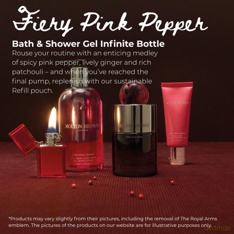 Molton Brown Fiery Pink Pepper Bath and Shower Gel (Infinite Bottle) 400 ml
