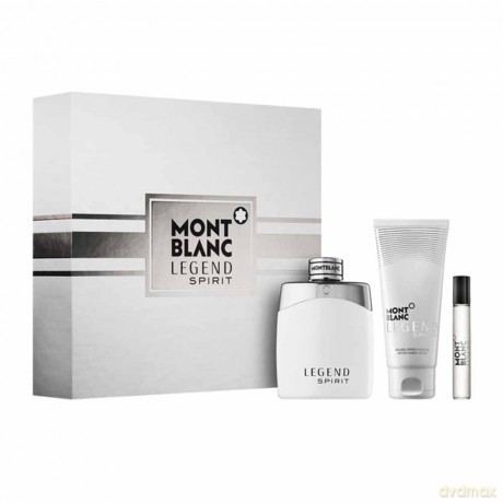Montblanc Legend Spirit - woda toaletowa 100 ml + sprchový gel 100 ml + woda toaletowa 7,5 ml