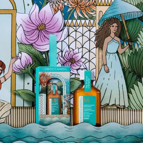 Moroccanoil Oil for fine and limp hair in a gift box (Treatment For Fine Or Light-Coloured Hair) 25 ml
