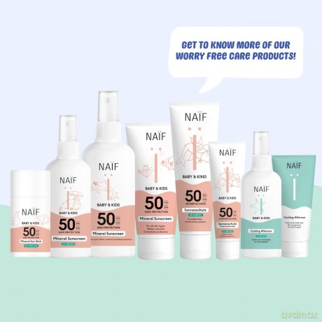 NAIF Children´s sun protection spray SPF 50 (Mineral Sunscreen) 100 ml