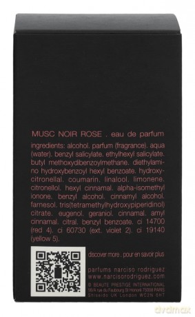 Narciso Rodriguez Musc Noir Rose For Her - woda perfumowana - Volume: 30 ml