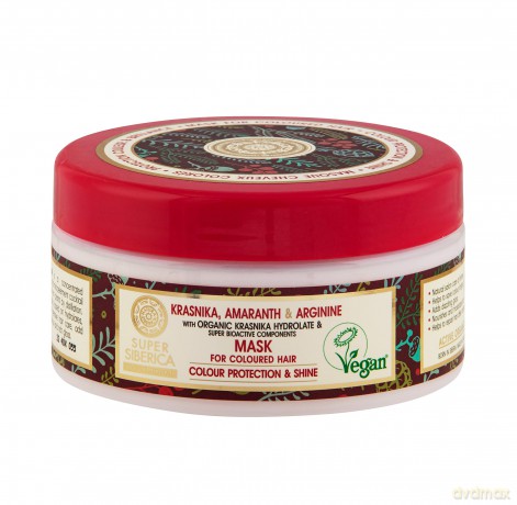 Natura Siberica Mask for colored hair Cranberry, amaranth and arginine Super Siberica (Mask for Colored Hair) 300 ml