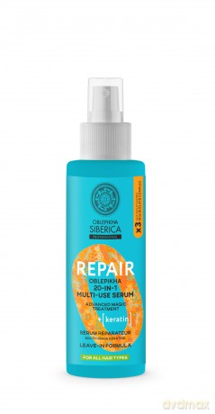 Natura Siberica Multifunctional hair serum with keratin Oblepikha Siberica (Multi-Use Serum) 200 ml