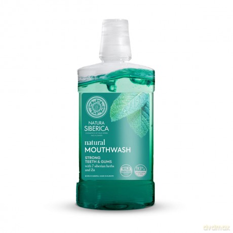 Natura Siberica Natural Mouthwash with 7 Siberian Herbs and Zinc (Natural Mouthwash) 520 ml