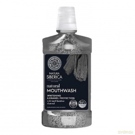 Natura Siberica Natural Mouthwash with Bamboo Charcoal (Natural Mouthwash) 520 ml
