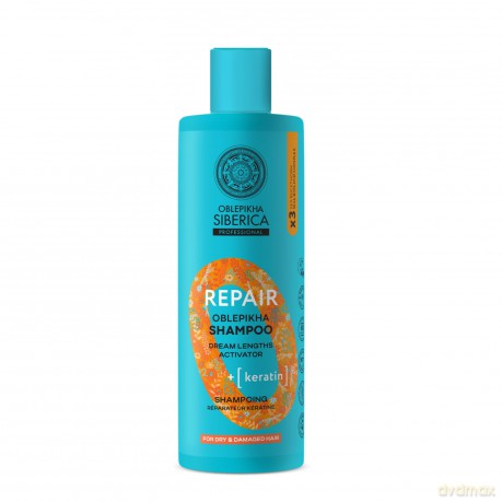 Natura Siberica Oblepikha Keratin Regenerating Shampoo (Repair Shampoo) 400 ml