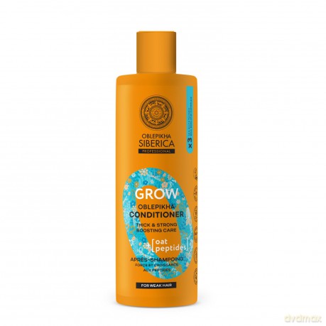 Natura Siberica Peptide strengthening conditioner for hair growth Oblepikha (Grow Conditioner) 400 ml