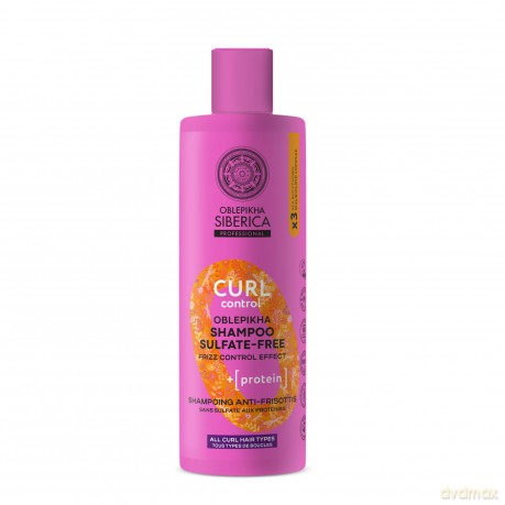Natura Siberica Sulfate-free protein shampoo for curly hair Oblepikha (Curl Control Shampoo) 400 ml