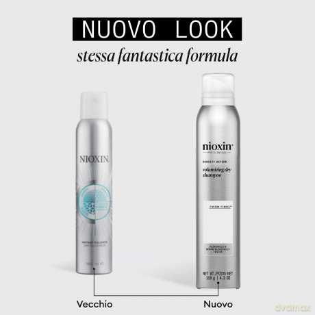 Nioxin Dry shampoo for hair volume (Volumising Dry Shampoo) 180 ml