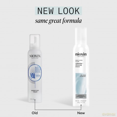 Nioxin Foam for hair volume (Volumising Foam) 200 ml