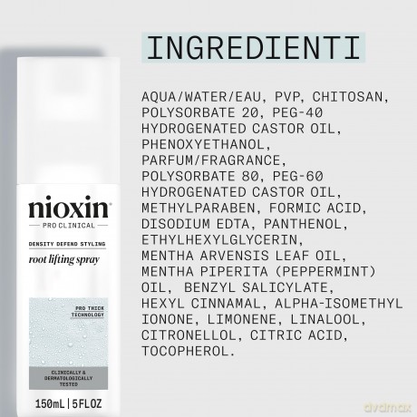 Nioxin Spray for hair volume (Root Lifting Spray) 150 ml