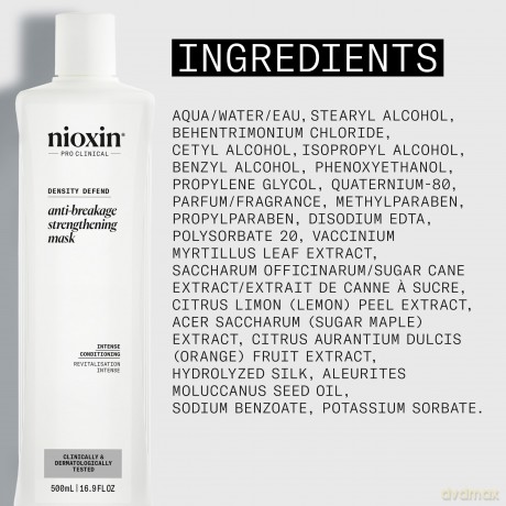 Nioxin Strengthening mask against hair breakage (Anti-breakage Mask) 500 ml