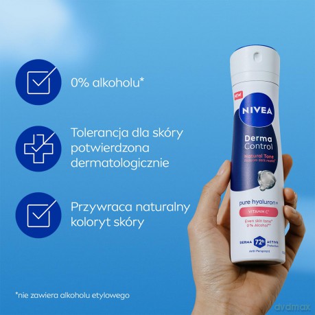 Nivea Antiperspirant spray Derma Control Natural Tone (Antiperspirant) 150 ml