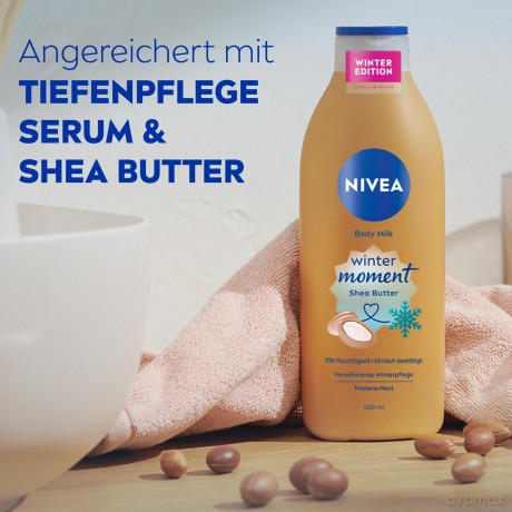 Nivea Moisturizing body milk with shea butter Winter Moment (Body Milk) 400 ml