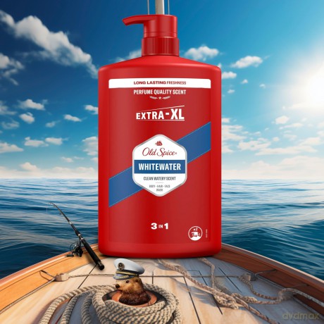 Old Spice Shower gel for men WhiteWater (Body-Hair-Face Wash) - Volume: 1000 ml