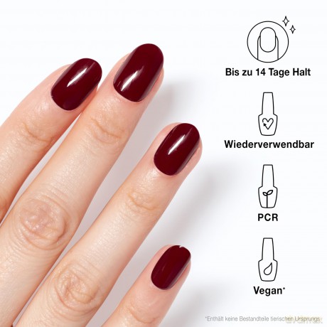 OPI Gel nails xPRESS/ON (Press On Nails - Malaga Wine)