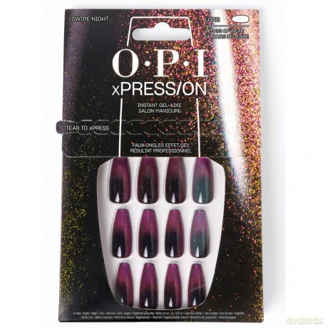 OPI Gel nails xPRESS/ON (Press On Nails - Swipe Night)