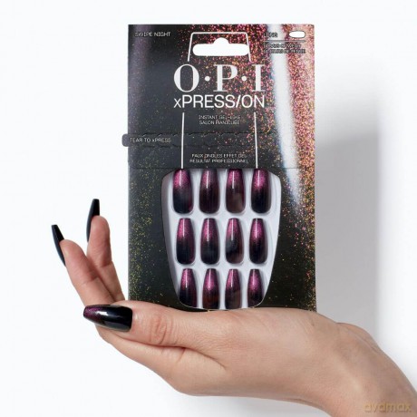 OPI Gel nails xPRESS/ON (Press On Nails - Swipe Night)