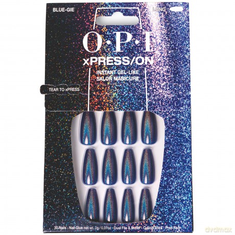OPI Gel nails xPRESS/ON (Press-On Nails - Blue-Gie)