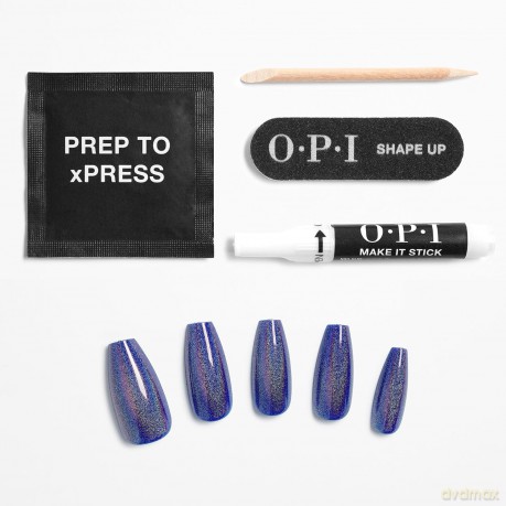 OPI Gel nails xPRESS/ON (Press-On Nails - Blue-Gie)