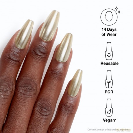 OPI Gel nails xPRESS/ON (Press-On Nails - Break The Gold)
