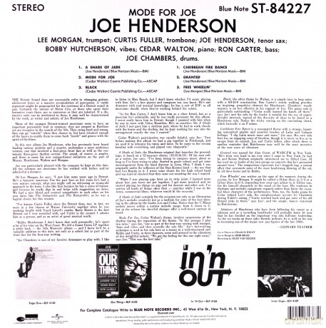 Joe Henderson: Mode For Joe [WINYL]