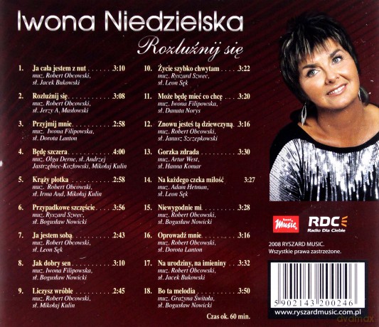 Iwona Niedzielska: Rozluźnij się [CD]