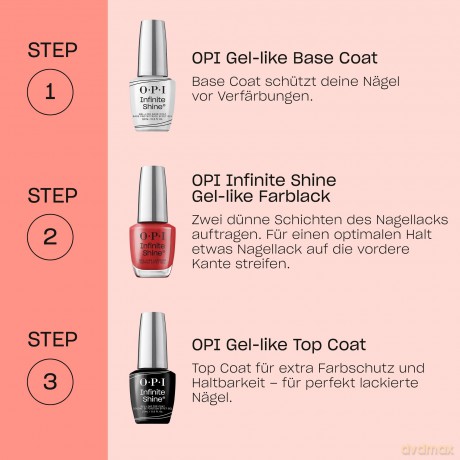 OPI Infinite Shine Gel-Like Lacquer 15 ml - Shade: Passion