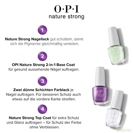 OPI Nail polish Nature Strong 15 ml - Shade: Achieve Grapeness