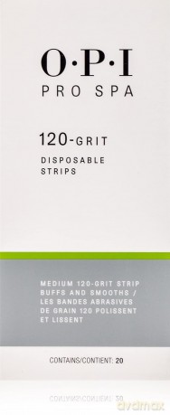 OPI ProSpa 120 Grit Disposable Strips 20 pcs