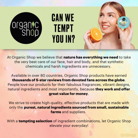 Organic Shop Bellini, please! Hydrating Body Scrub Watermelon and Peach 250 ml