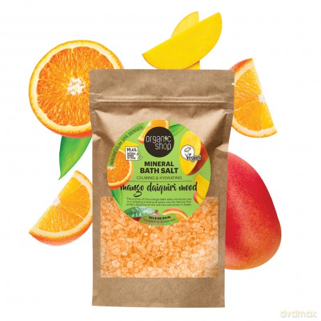 Organic Shop Mango Daiquiri Bath Salt (Mineral Bath Salt) 500 g