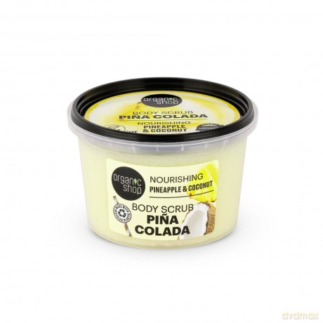 Organic Shop Nourishing Body Scrub Pina Colada Pineapple and Coconut (Nourishing Body Scrub) 250 ml