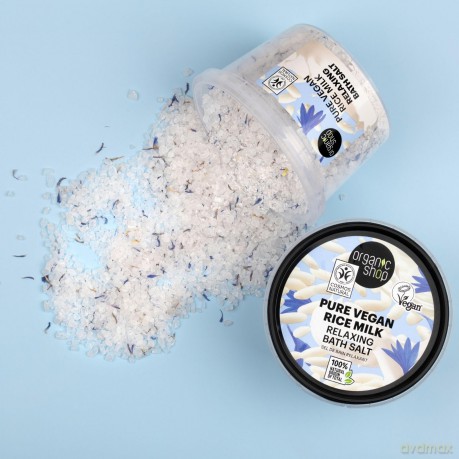 Organic Shop Relaxing Bath Salt Rice Milk (Relaxing Bath Salt) 300 g