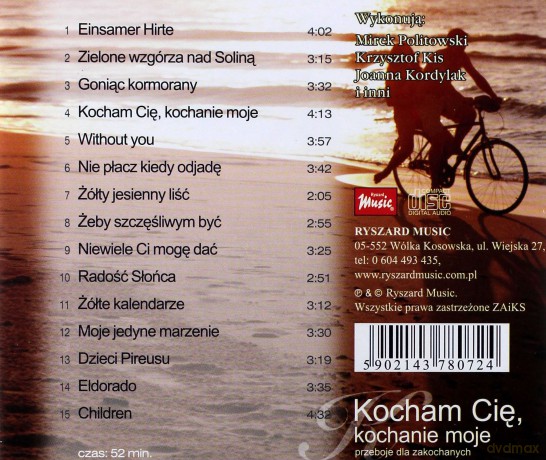Kocham Cię, kochanie moje- Przeboje dla zakochanych  [CD]