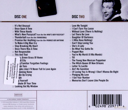 Tom Jones: Gold (Remastered) [CD]