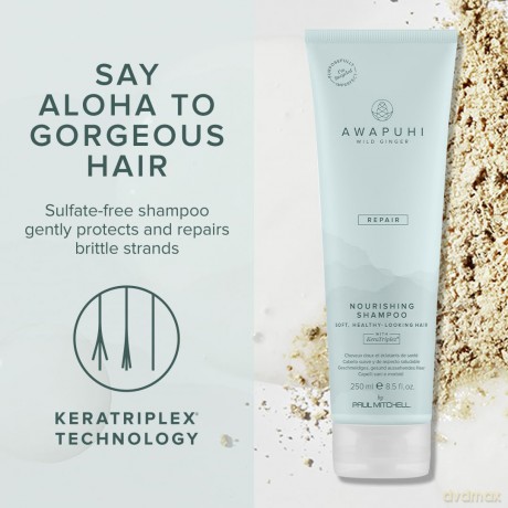 Paul Mitchell Hydrating shampoo for colored hair Awapuhi (Nourishing Shampoo) - Volume: 250 ml